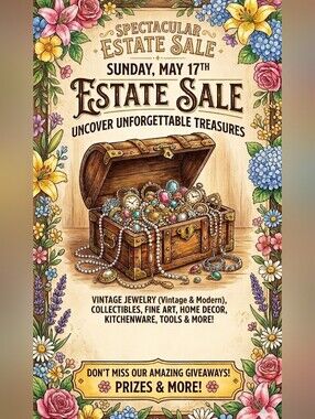 Estate Sale Vintage -Like To Be Notified Of Live Shows